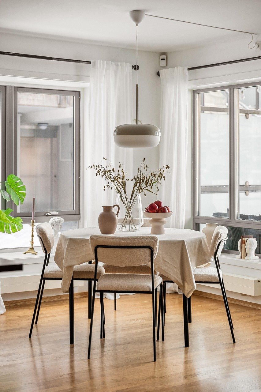 dining room, house, apartment, real estate, interior design, home, modern